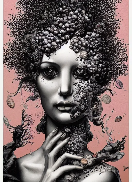 Image similar to Wine goddess painting by Dan Hillier, trending on artstation, artstationHD, artstationHQ, 4k, 8k