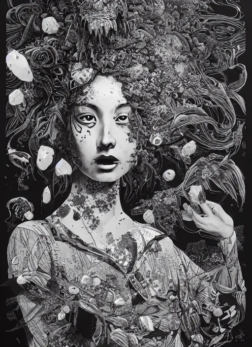 Image similar to Tea goddess painting by Dan Hillier, trending on artstation, artstationHD, artstationHQ, 4k, 8k