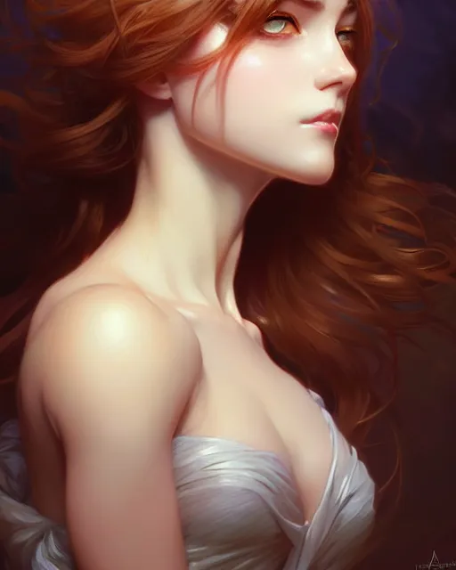 Prompt: beautiful woman, portrait, anime!!, fantasy, ultra detailed, elegant, intricate, dynamic lighting, hyperrealism, digital art, digital painting, artstation, wlop, sharp focus, illustration, art by artgerm and greg rutkowski and alphonse mucha, 8 k