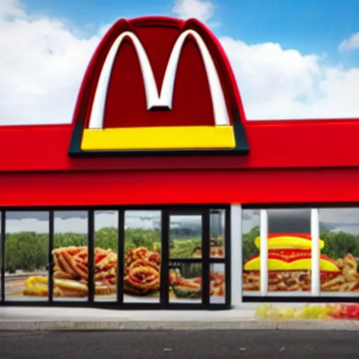 Image similar to advertisement for the new mcdonalds fried spider meal