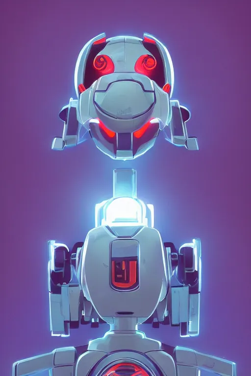 Image similar to metabots medabots medarotto medarot robot minimalist comics helmet mask neon cybereye, behance hd by jesper ejsing, by rhads, makoto shinkai and lois van baarle, ilya kuvshinov, rossdraws global illumination ray tracing hdr radiating a glowing aura