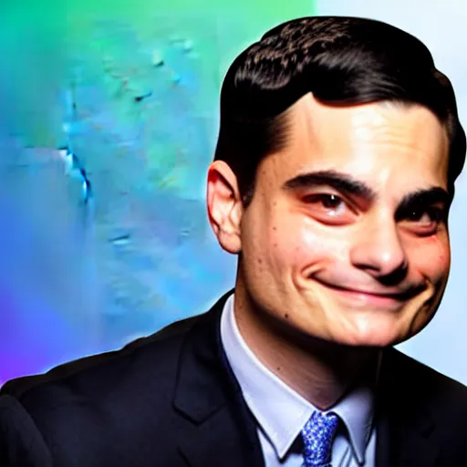 Prompt: ben shapiro participating in a gay parade, full body, high definition, detailed face, detailed body, detailed photo, photo realistic