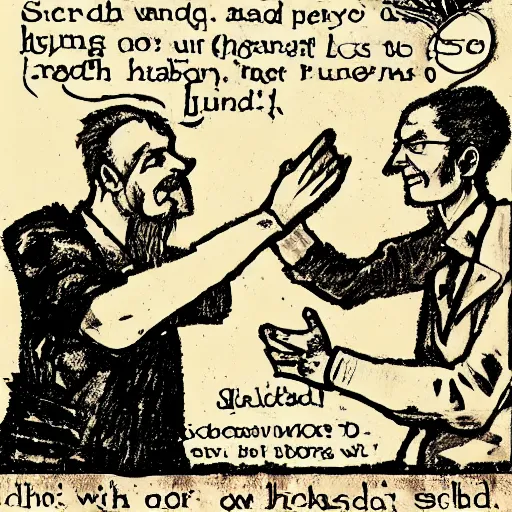 Image similar to secret handshake of the eldritch gods
