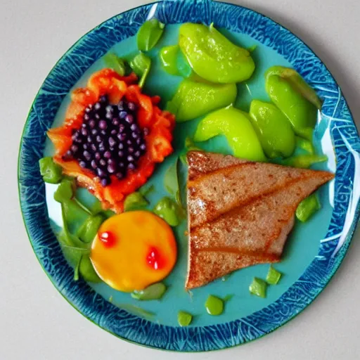 Prompt: food plating