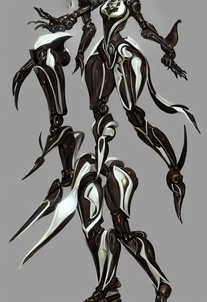 Image similar to exquisite full body shot of a beautiful stunning saryn prime warframe, that's a beautiful stunning anthropomorphic robot female dragon with metal cat ears, cute elegant pose, robot cat paws for feet, thick warframe legs, detailed arms, sharp claws, streamlined white armor, long elegant tail, two arms, two legs, long tail, detailed warframe fanart, destiny fanart, macro art, dragon art, furry art, realistic digital art, warframe art, Destiny art, furaffinity, DeviantArt, artstation, 3D realistic, 8k HD, octane render