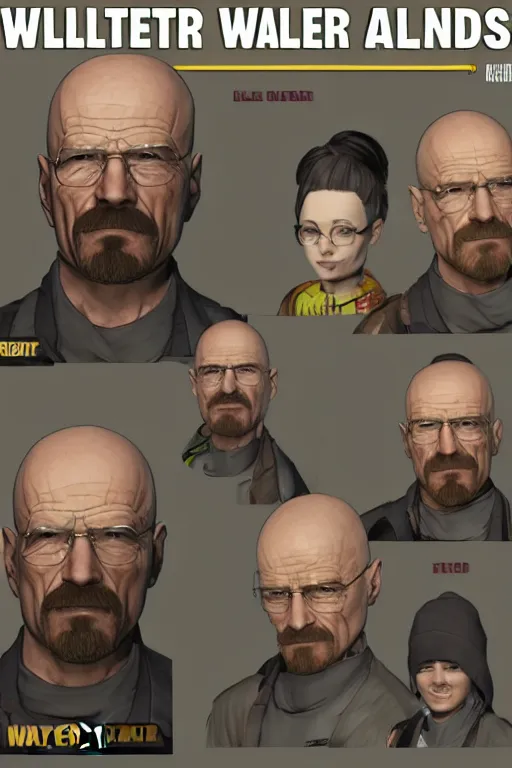 Image similar to walter white in apex legends