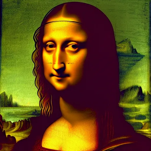 Image similar to Mark Zuckerberg, by Leonardo da Vinci in the style of the Mona Lisa