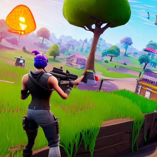 Image similar to Fortnite 2 gameplay demo in-engine