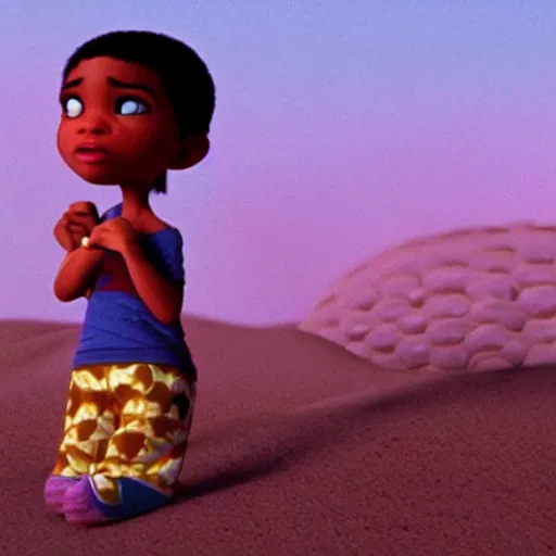 Prompt: a cinematic still of the Pixar version of the movie Paid in Full (2002) epic lighting, shallow depth of field