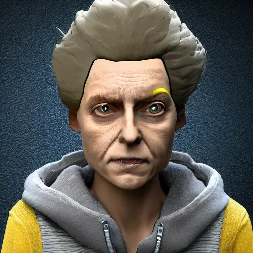 Image similar to Morty, but he is human, photorealistic, 4K, coherent like Dall-E 2