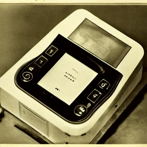 Image similar to a photo of an iPod manufactured in the 1920s, 1925