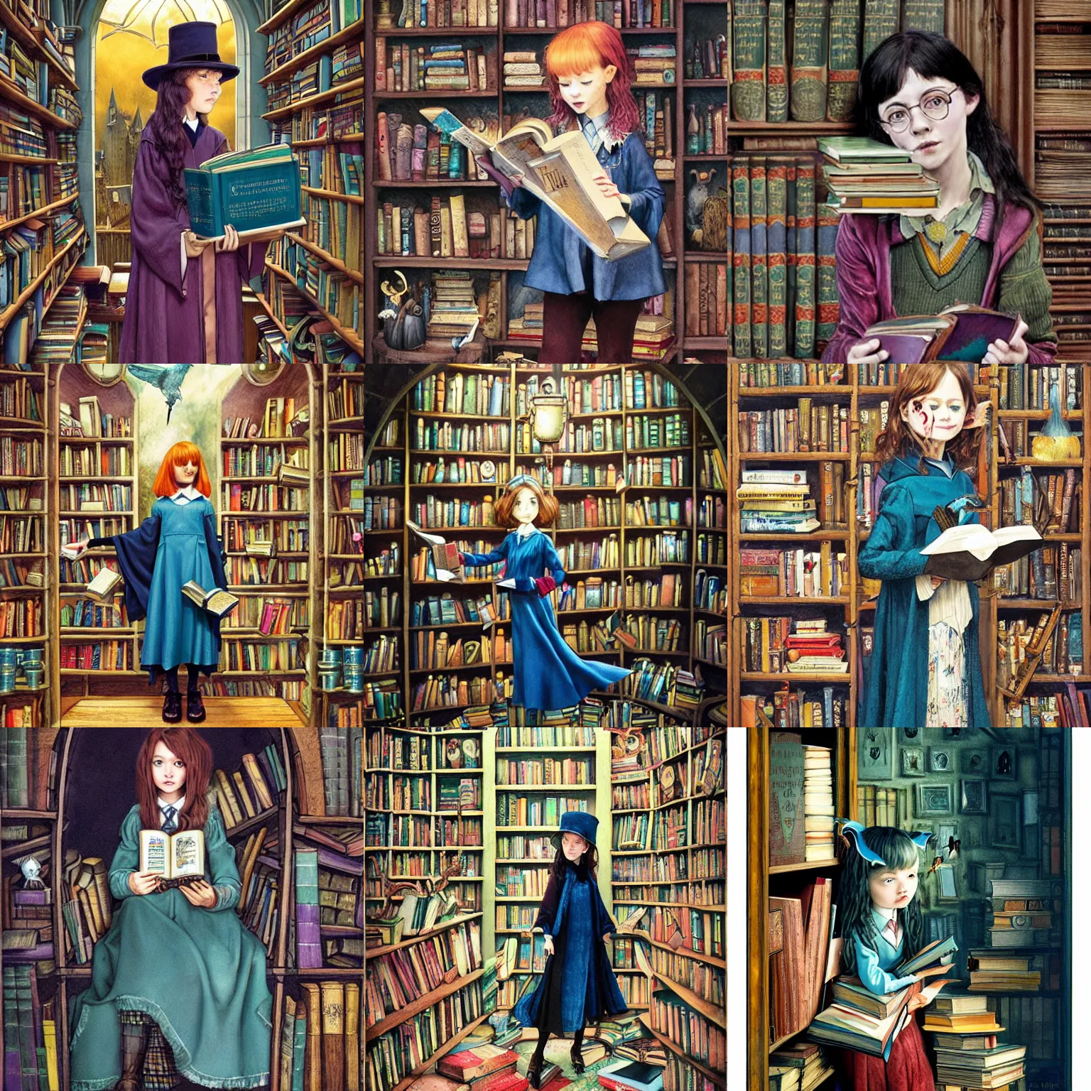 Ravenclaw' - Hogwarts Library