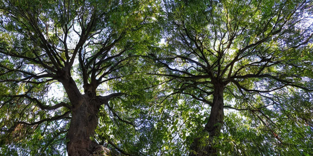 Image similar to stereoscopic 3 d image of a tree