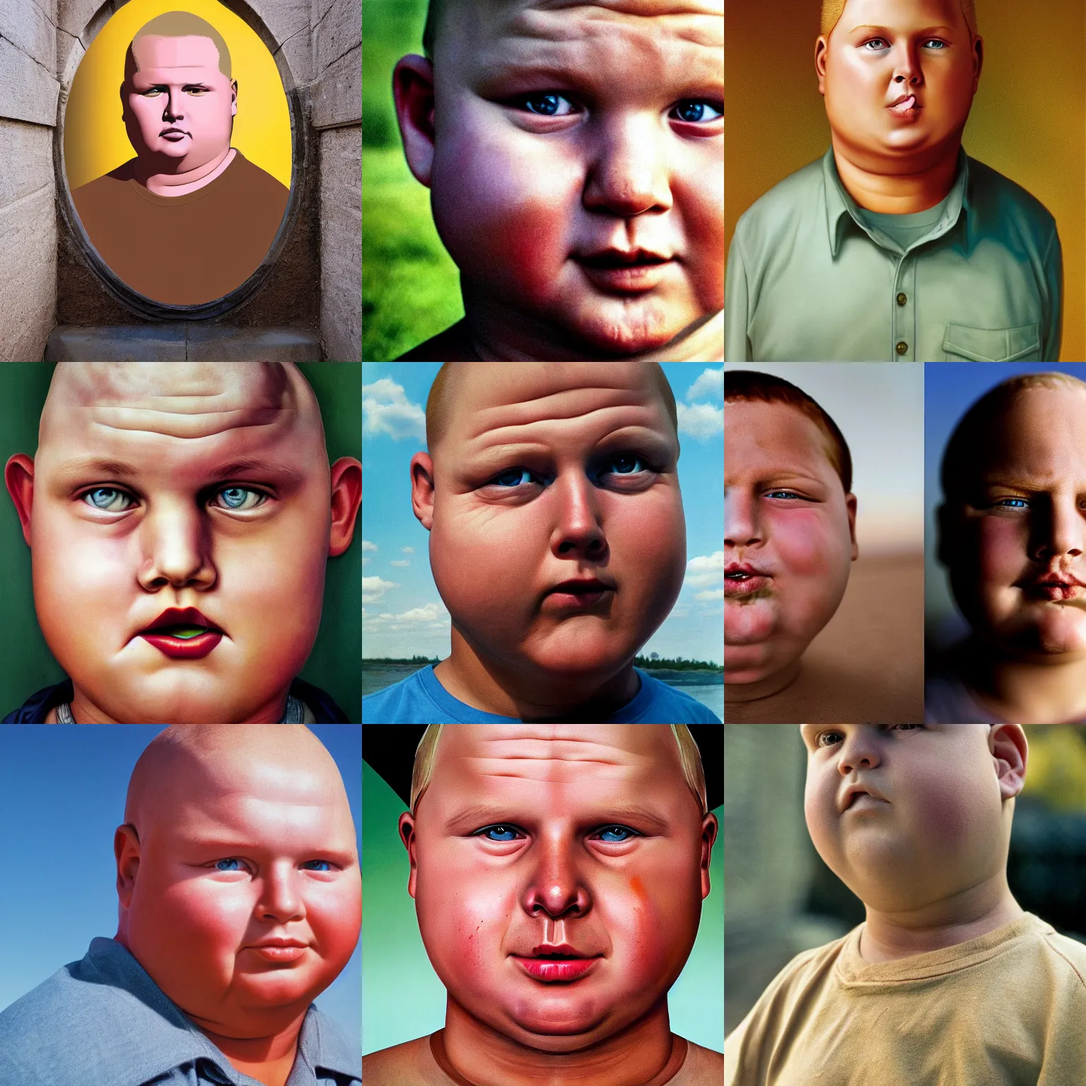 Prompt: Bobby Hill Face Portrait, 8K Photography by Steve McCurry and Mike Judge