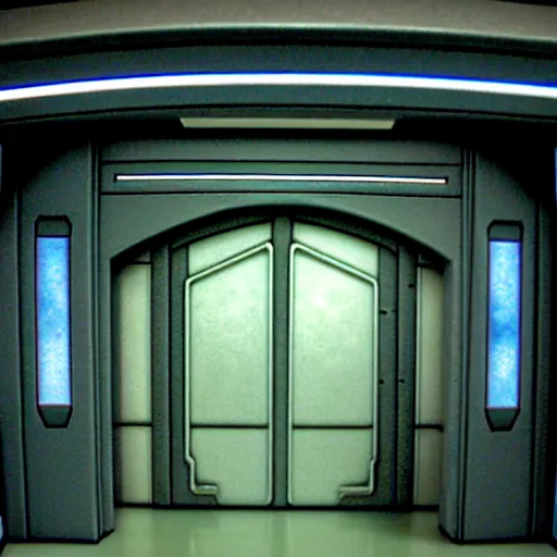 Image similar to realistic gate room from the tv show star gate sg - 1