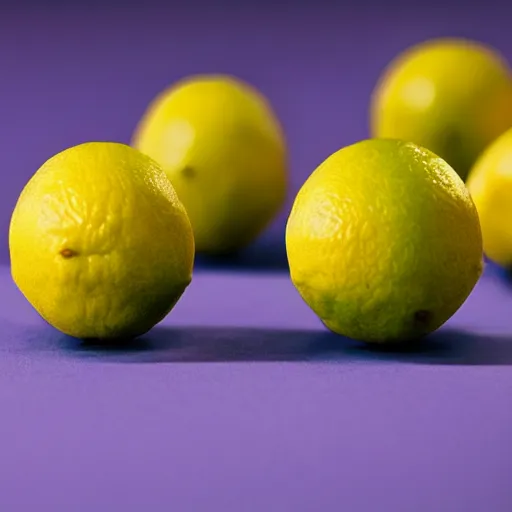 Image similar to a cinematic fill still from a 2022 Pixar movie about anthropomorphic lemons and limes, in the style of Pixar, shallow depth of focus