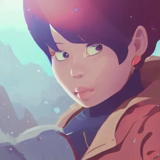 Prompt: Black geoscientist exploring the south pole, ambient lighting, 4k, anime key visual, lois van baarle, ilya kuvshinov, rossdraws, artstation