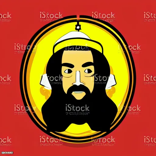 Image similar to thyholyjebus 7 7 profile picture vector art illustration