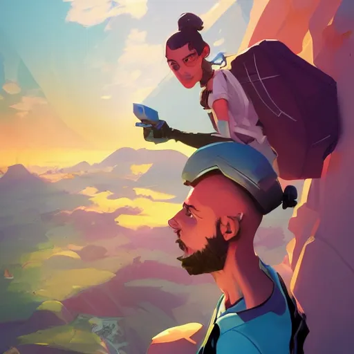 Image similar to hero world rockoa €™ s modern life, behance hd by jesper ejsing, by rhads, makoto shinkai and lois van baarle, ilya kuvshinov, rossdraws global illumination