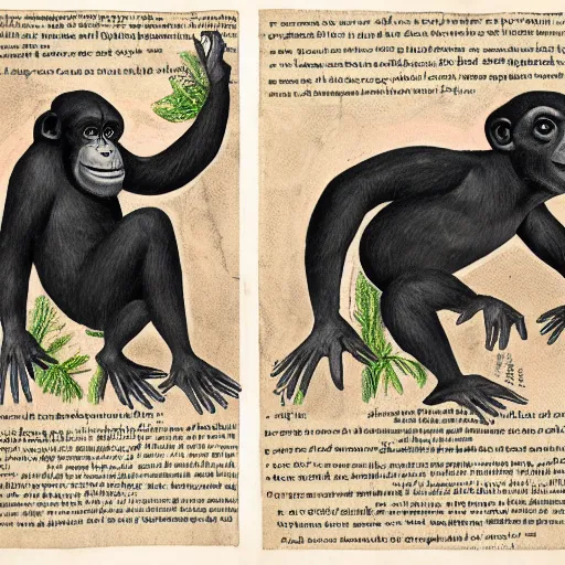 Image similar to strange bestiary of repressed unconscious bonobo chimeras