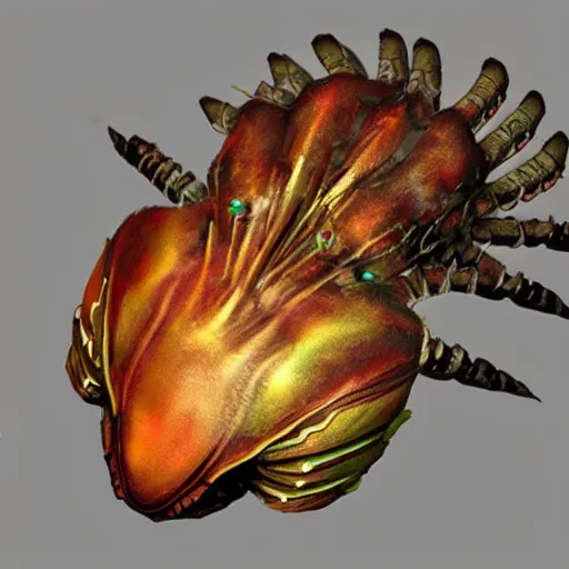 Image similar to real life metroid creature, photorealistic