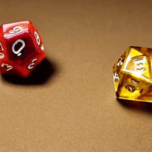 Prompt: d 2 0 as fuzzy dice, realistic photography, high detailed