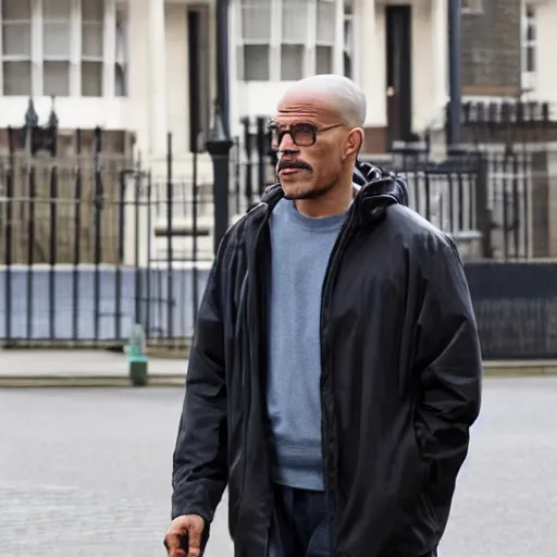 Prompt: gus from breaking bad goes to london