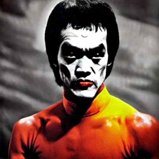 Image similar to Bruce Lee as The Joker