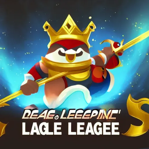 Prompt: king dedede as a league of legends champion. league of legends splash art. digital illustration. high quality.