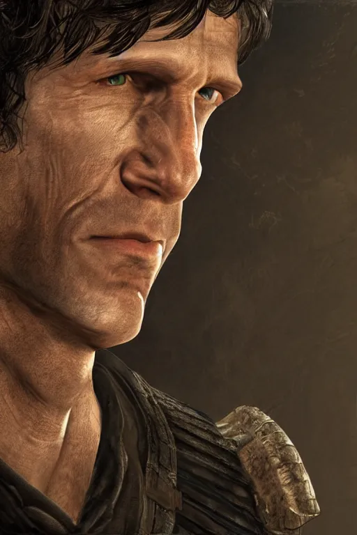 Image similar to Portrait of Todd Howard skyrim