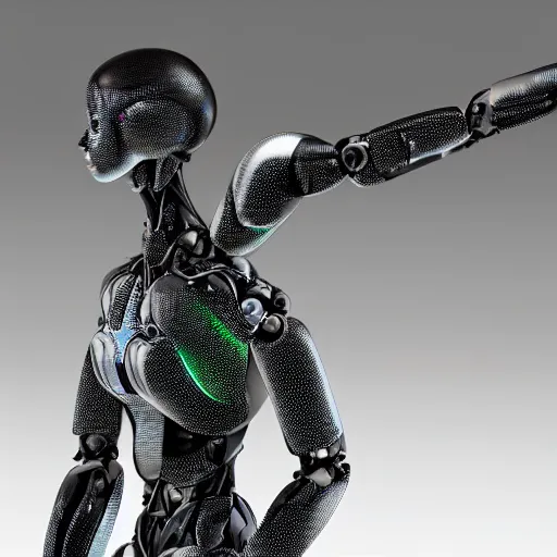 Prompt: biometric humanoid robot, intricate detail, futuristic