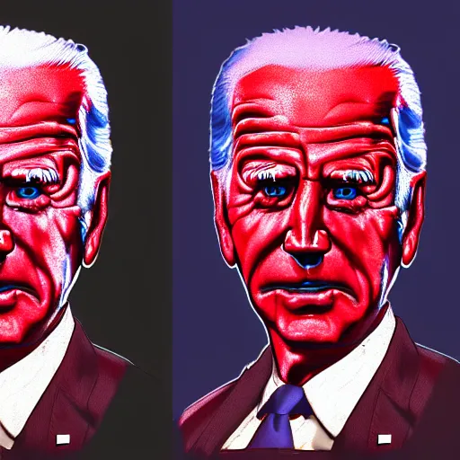 Prompt: biden became bloody ugly lovecraftian degenerate abomination, photo - realistic, color image, 2 k, highly detailed, bodyhorror, occult art