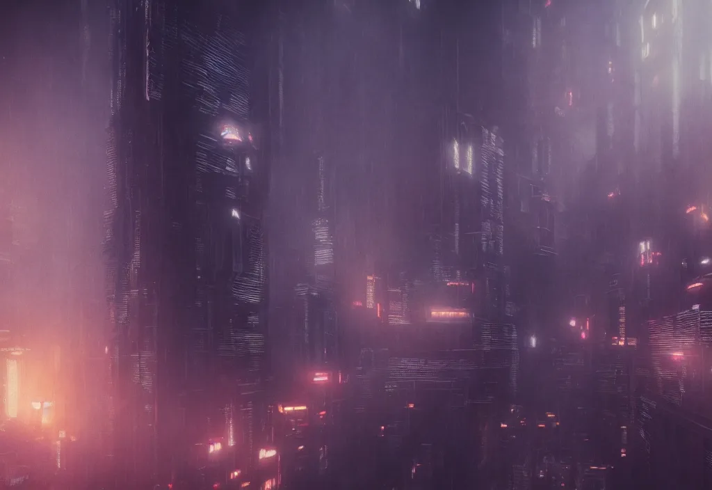 Prompt: a dramatic epic ethereal stunning beautiful and insanely detailed matte painting of a Blade Runner movie still, atmospheric and vaporwave composition, winning-award masterpiece, fantastic, octane render, 8K HD Resolution, High quality image