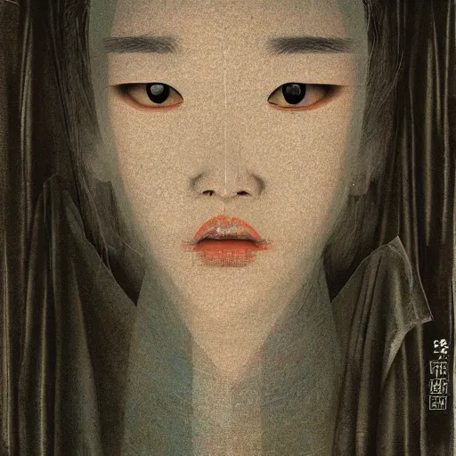 Image similar to the lady, by xia yongkang,