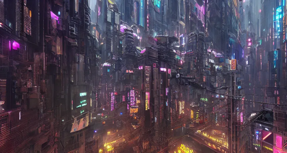 Image similar to city center of a cyberpunk city, intricate artwork by tooth wu and wlop and beeple, octane render, hyper realism, 8 k