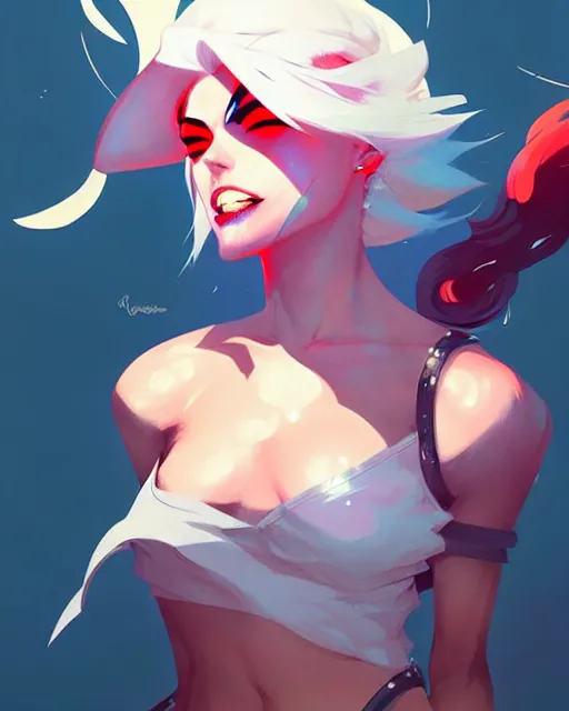 Image similar to a ultradetailed painting of ashe from league of legends by conrad roset, greg rutkowski and makoto shinkai trending on artstation