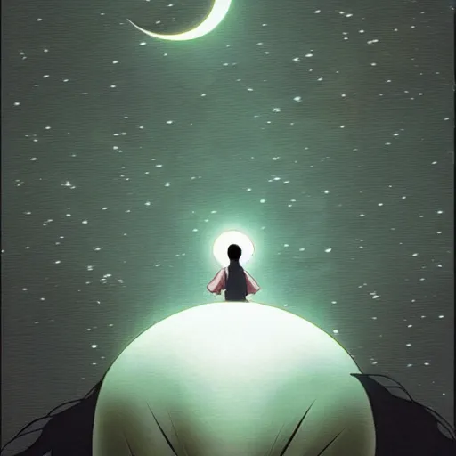 Image similar to solar eclipse from Spirited Away (2001)