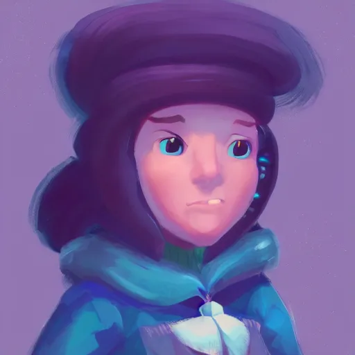 Image similar to a portrait of Madeline from Celeste, concept art, trending on artstation 3D.