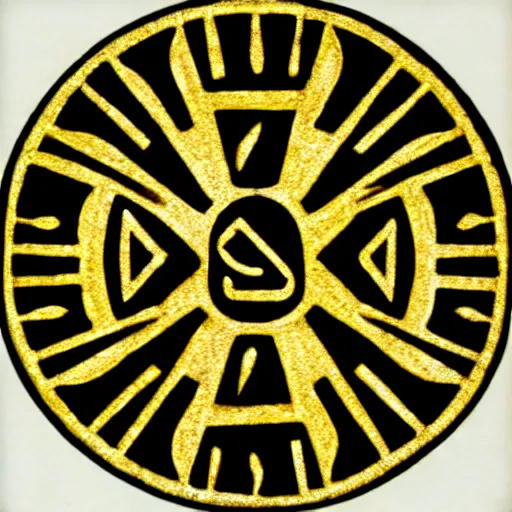 Image similar to ancient sumerian symbol of god