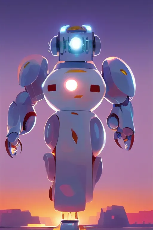 Image similar to metabots medabots medarotto medarot robot minimalist comics, behance hd by jesper ejsing, by rhads, makoto shinkai and lois van baarle, ilya kuvshinov, rossdraws global illumination ray tracing hdr radiating a glowing aura