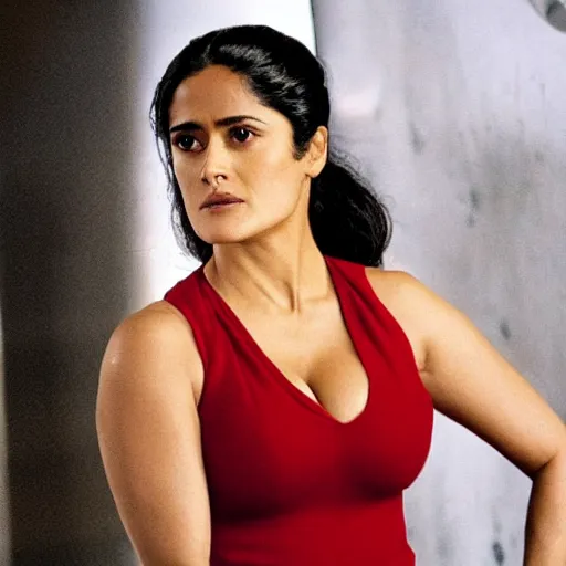 Image similar to salma hayek starring in the movie the ringer