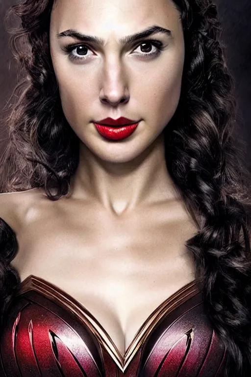 Image similar to realistic photo of Gal Gadot as Snow White, highly detailed,