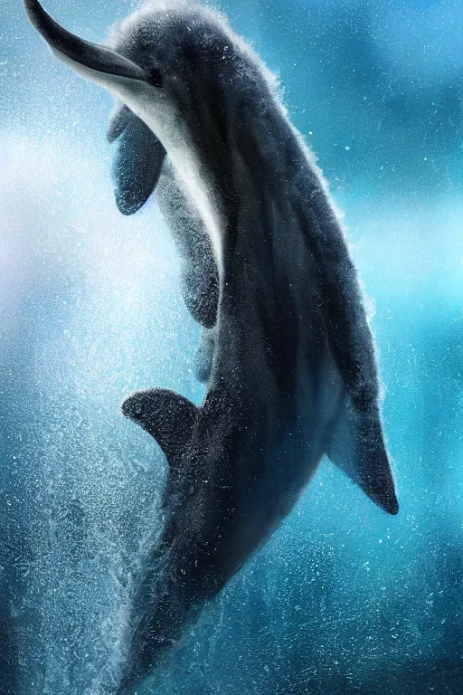 Prompt: a fuzzy dolphin tiger, pixar, dramatic lighting, cinematic, establishing shot, extremely high detail, foto realistic, cinematic lighting, post processed, concept art, high details, cinematic, 8k resolution, beautiful detailed, photorealistic, digital painting, artstation, concept art, smooth, sharp focus, artstation trending, octane render, unreal engine