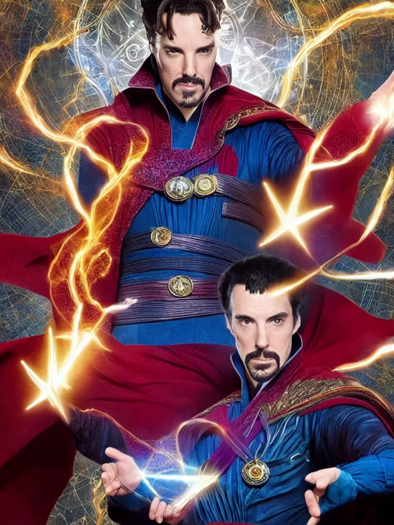 Image similar to Sacha Baron Cohen as Doctor Strange