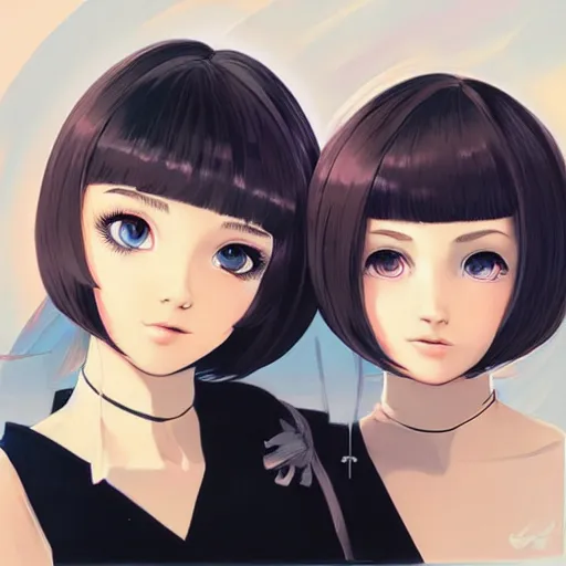 Image similar to ilya kuvshinov