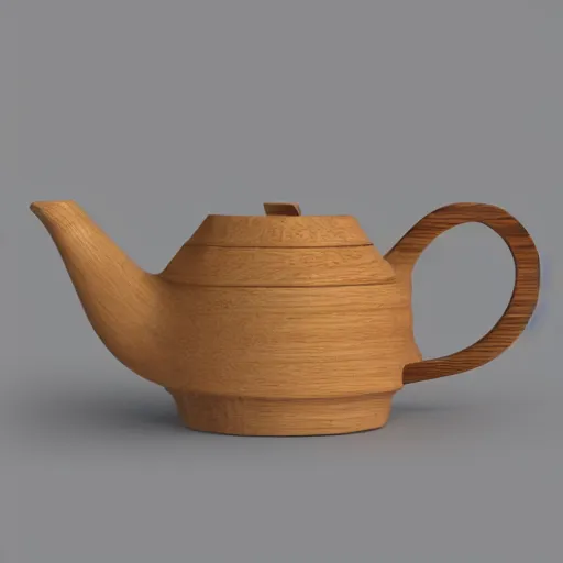 Prompt: teapot : 1, wood : 7 by elunmusk : 2, blue print : 5