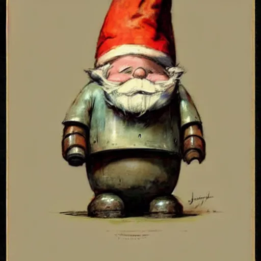 Image similar to ( ( ( ( ( 1 9 5 0 s robot knome very fat. muted colors. ) ) ) ) ) by jean - baptiste monge!!!!!!!!!!!!!!!!!!!!!!!!!!!!!!