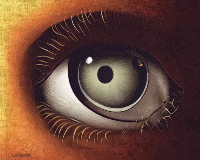 Prompt: i see you, a closeup simple vector pop surrealism, by ( leonardo da vinci ) and greg rutkowski and rafal olbinski