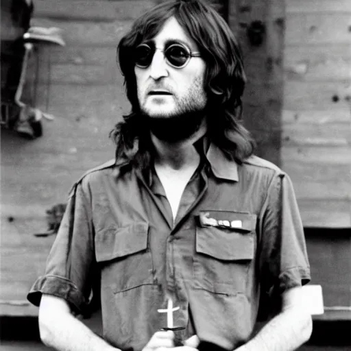 Image similar to john lennon ecoterrorist