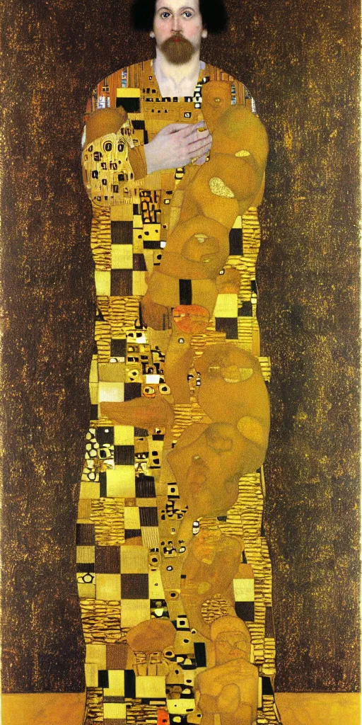 Image similar to vytautas the great by gustav klimt